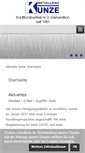 Mobile Screenshot of kunze-metallbau.de